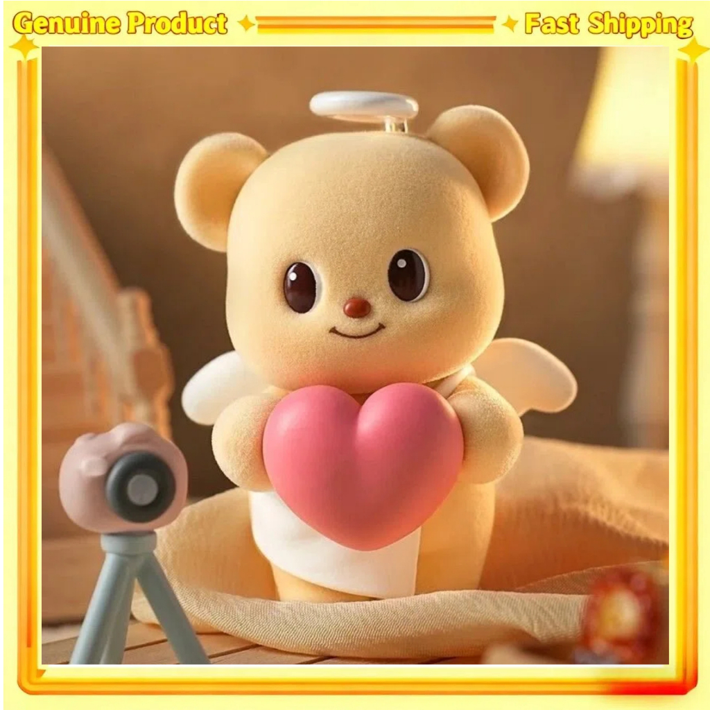 PLZDOT chính hãng butterbear butterbear thời gian giải trí loạt hộp mù búp bê đổ xô quà tặng