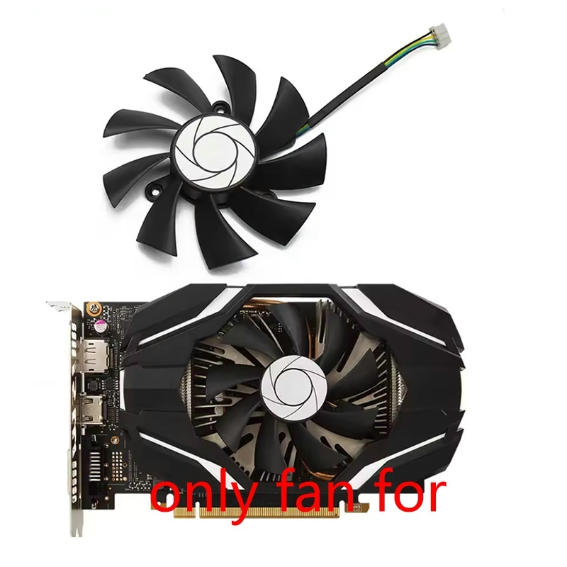 85mm HA9515H12SF-Z 12V 0.45A GTX 1060 Bộ làm mát GPU cho MSI GTX 1060 ITX OC 6G GTX950 R7 360 2GD5 G
