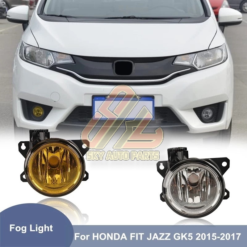 (có blub) Đèn sương mù cản trước Đèn lái xe Foglights cho HONDA FIT JAZZ GK5 2015 2016 2017