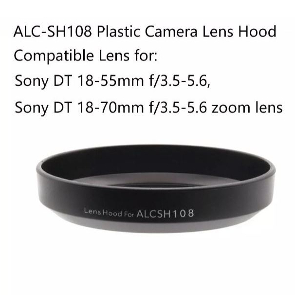Nắp đậy ống kính ALC-SH108 55mm cho Sony DT 18-55mm f / 3.5-5.6 DT 18-70mm f / 3.5-5.6 Zoom