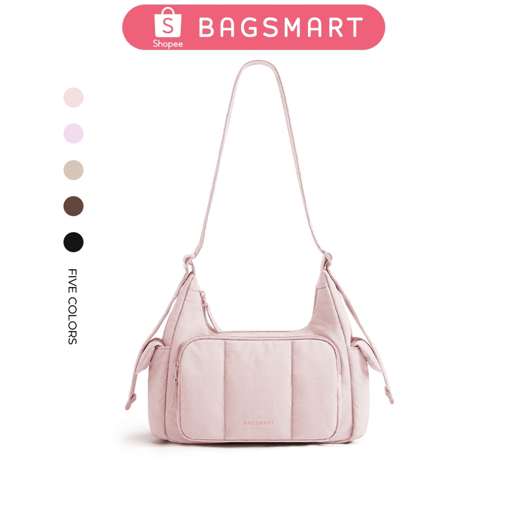 BAGSMART Túi Đeo Vai Nữ Nhỏ Puffer Đeo Ngang Nhẹ Hobo Túi Xách Túi Phồng Túi
