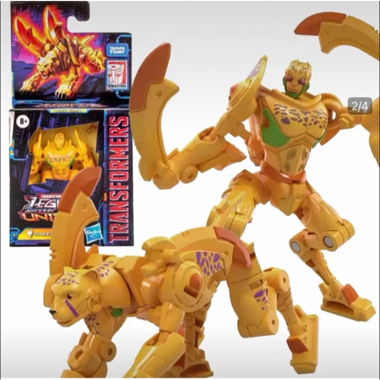 Transformers Legacy United Core Class Cheetor, Búp bê biến hình 3,5 Inch (khoảng 8,9cm), Thích hợp c