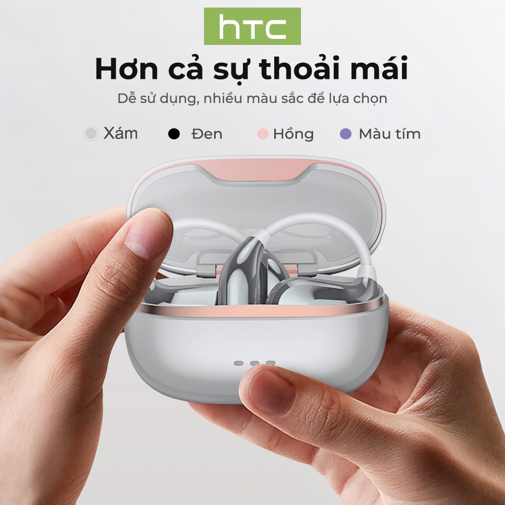Tai nghe dịch thuật AI HTC NE18 có thể dịch 135 ngôn ngữ Tai nghe Bluetooth 5.3 không dây thực sự có khả năng khử tiếng ồn ANC Tuổi thọ pin 35 giờ và khả năng chống nước IPX5 | BigBuy360 - bigbuy360.vn