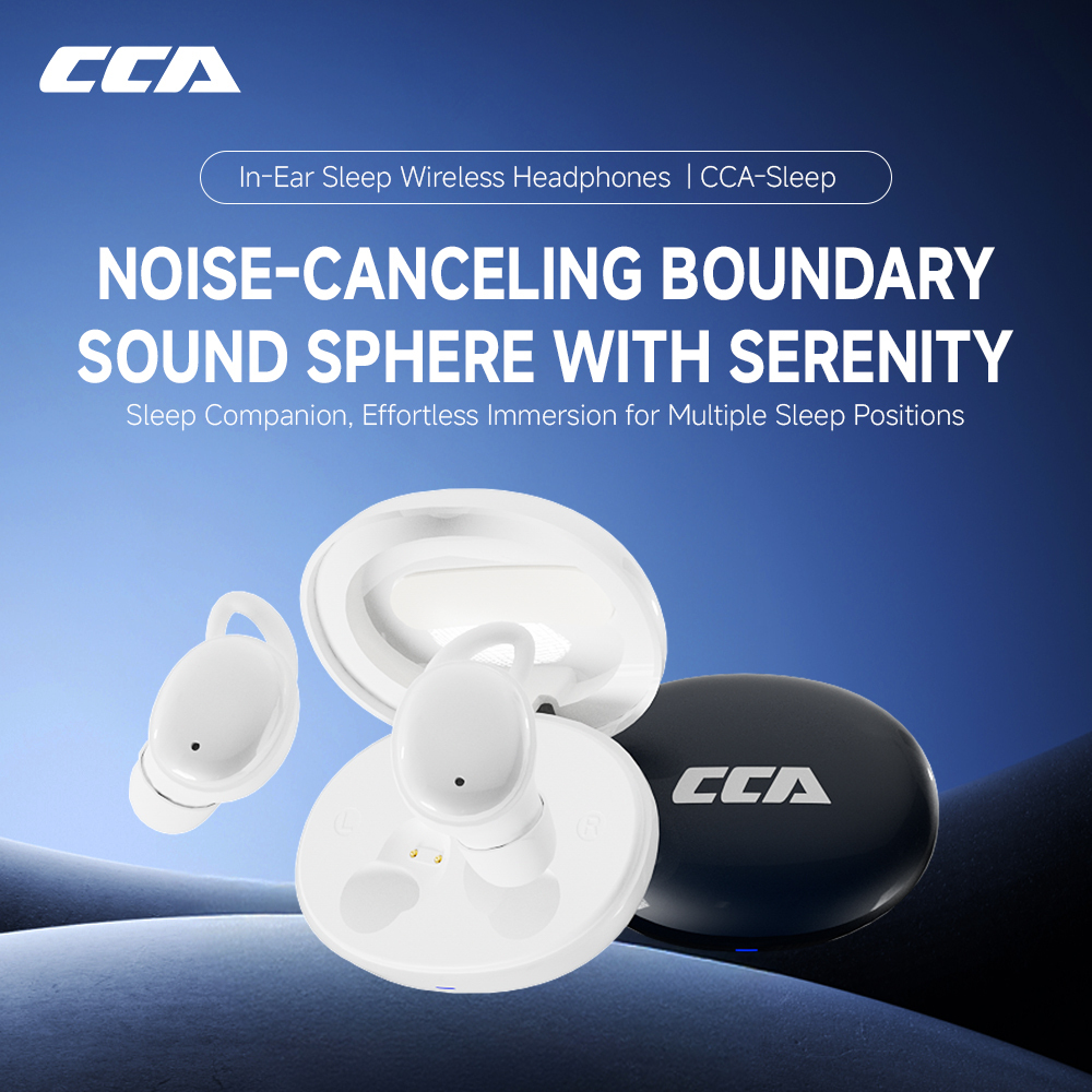 CCA Sleep In-ear Sleep Tai nghe Bluetooth đặc biệt ANC Giảm tiếng ồn chủ động cho giấc ngủ không dây