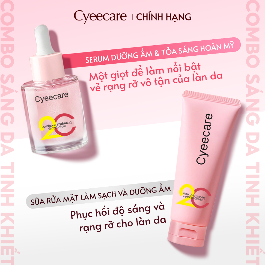 Niacinamide Brightening Facial Serum + Amino Acid Cleanser Tẩy tế bào chết Dan Hydrating Dall Skin c