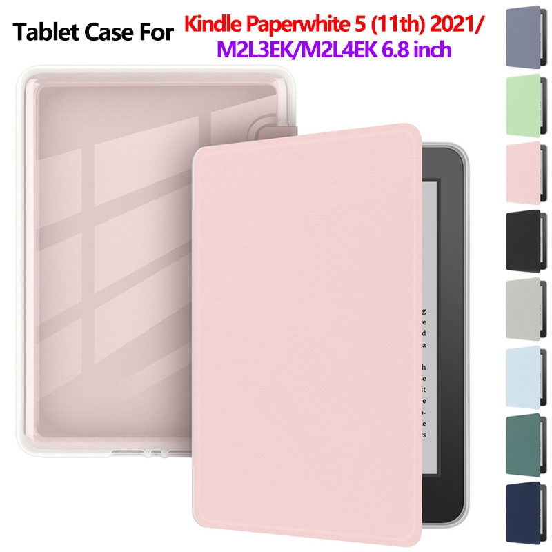 Dành Cho Kindle Paperwhite (11th) 2021 M2L3EK M2L4EK 6.8 'Ốp Điện Tử Màu Trơn Thời Trang Cho Kindle 