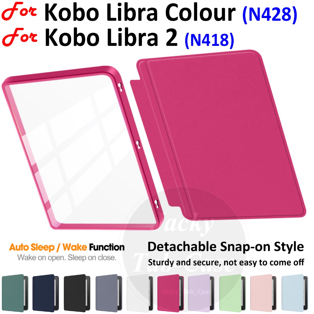 Dành Cho Kobo Libra Color 7 "Acrylic Case N428 N418 Snap-on 2in1 Có Thể Tháo Rời Cho Kobo Libra 2 Li
