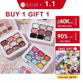  UR SUGAR 4 TRONG 1 Pat Ombre Gel Ba Lan Dễ Dàng Chuyển Màu Sơn Gel Cho DIY Móng Tay Pháp Làm Móng Tay Chắc Chắn UV Varnishes Sơn Nghệ Thuật Gel 18g 