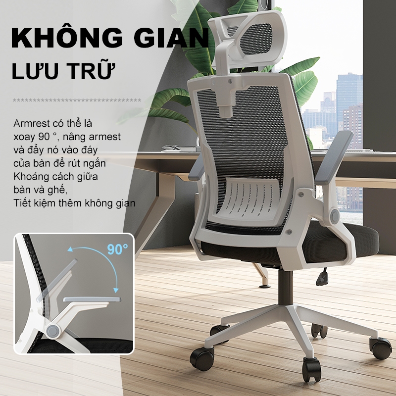 BRTHORY Ghế Văn Phòng Tiện Dụng Ghế Bàn Ghế belajar Lưới Thoáng Khí Ghế Máy Tính Có Thắt Lưng Hỗ Trợ Tay Vịn | BigBuy360 - bigbuy360.vn