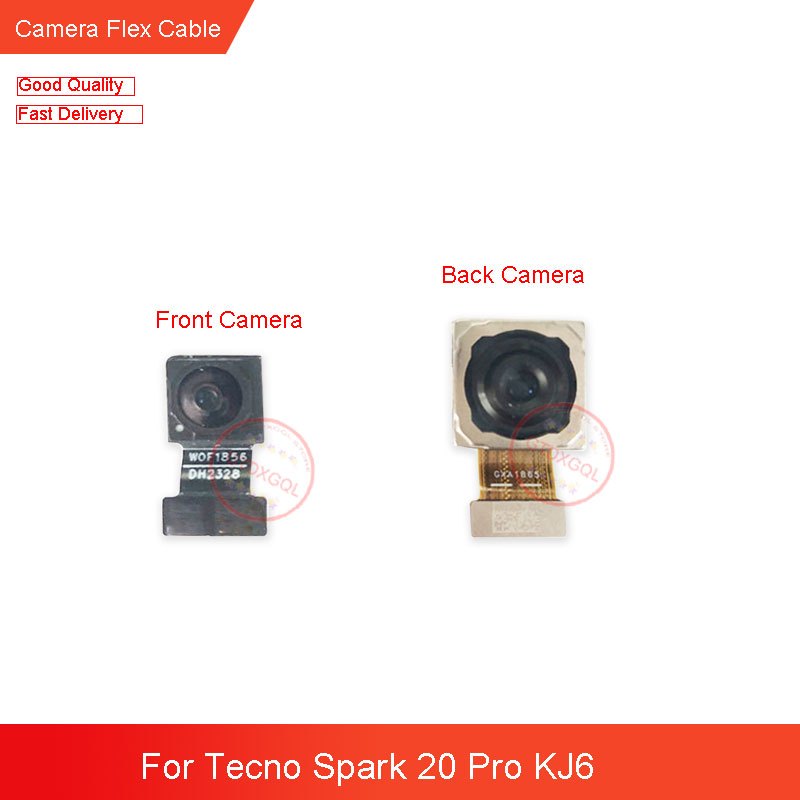 Camera trước cho Tecno Spark 20 Pro KJ6 Mô-đun camera đối mặt chính Cáp mềm