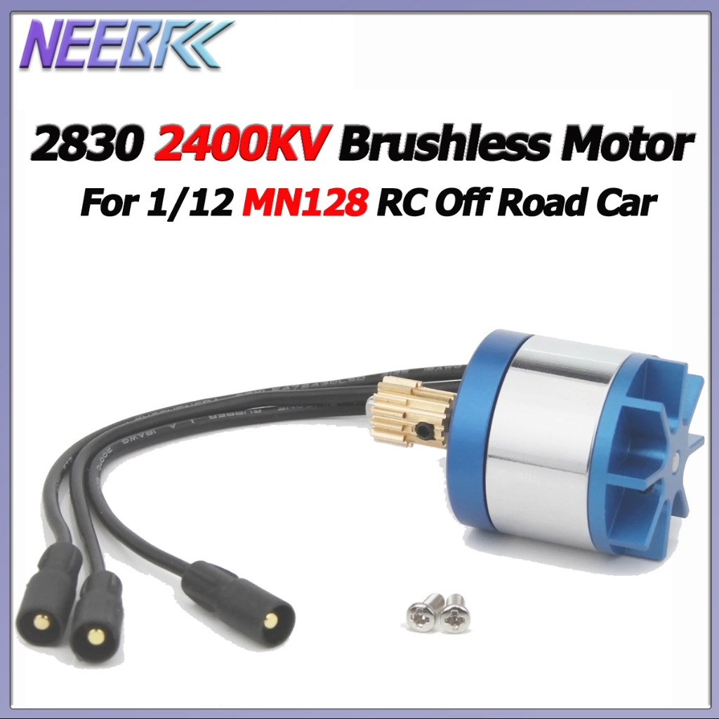 2830 2400KV Outrunner Động Cơ Không Chổi Than Cho 1 / 12 MN128 Off Road Mô Hình Leo Núi Ô Tô Mô Hình