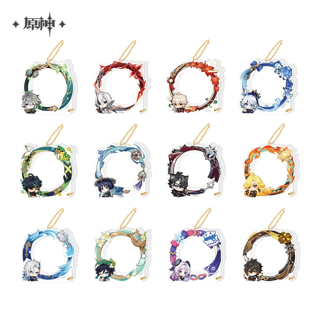 [Genshin] Genshin Series Chủ Đề Acrylic Avatar Frame miHoYo Genshin Hàng Hóa miHoYo