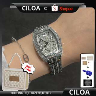   CILOA thời trang nữ thạch anh vòng tay sang trọng chính hãng đồng hồ đeo tay nữ đồng hồ nữ chống nước 5878a 