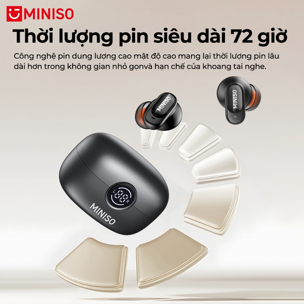 MNISO MS105 Tai nghe dịch thuật thông minh AI Tai nghe Bluetooth 6.0 Tai nghe chống ồn thông minh Chế độ đàm thoại AI Tai nghe nhét tai Chống nước IPX5 Tương thích với iOS/Android/PC | BigBuy360 - bigbuy360.vn