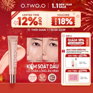  Kem lót O.TWO.O trang điểm nền tự nhiên kiềm dầu chuyên dụng 20ml 