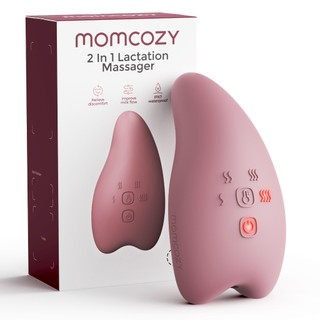 Máy mát xa cho con bú ấm Momcozy Pro, 8 chế độ rung & 4 cấp độ sưởi ấm, sạc nhanh và lâu hơn, cải thiện lưu lượng sữa & giảm sự tham gia của vú