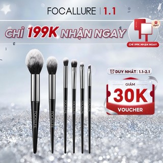  Set 6 cọ trang điểm FOCALLURE 100g làm đẹp tiện lợi 