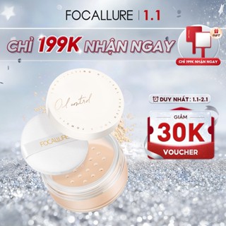  Phấn phủ trang điểm FOCALLURE dạng bột kiềm dầu mềm mại tự nhiên 12g 
