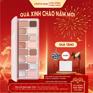  【Cheeryep OFFICIAL Bảng Phấn Mắt 16 Ô Lên Màu Chuẩn Phấn Mịn Hợp Nhiều Phong Cách Trang Điểm 