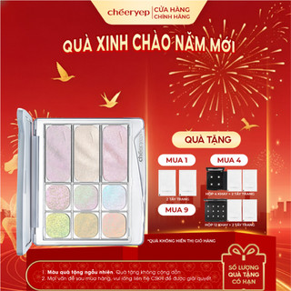  【Cheeryep OFFICIAL  Phấn Mắt Đơn Sắc Hiệu Ứng Ánh Sáng Đa Sắc Lấp Lánh Mọi Góc Nhìn Phấn Mịn Dễ Tán 