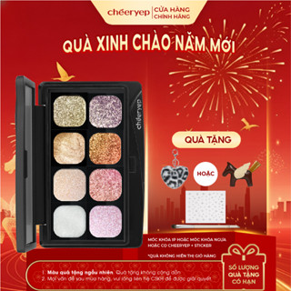   Mới  Bảng Phấn Mắt Cheeryep Galaxy Festival Nhũ Đa Sắc Bắt Sáng Lấp Lánh Phấn Mịn Dễ Tán Bền Màu 