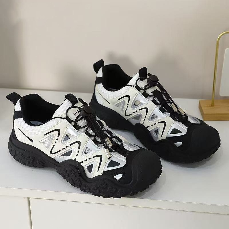 Giày thể thao nữ mùa xuân phong cách mới thoáng khí giày nữ sinh viên thể thao thời trang