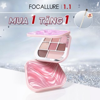  Bảng phấn mắt FOCALLURE 9.6g sắc tố cao dưỡng ẩm không nhòe lâu trôi chống nước 