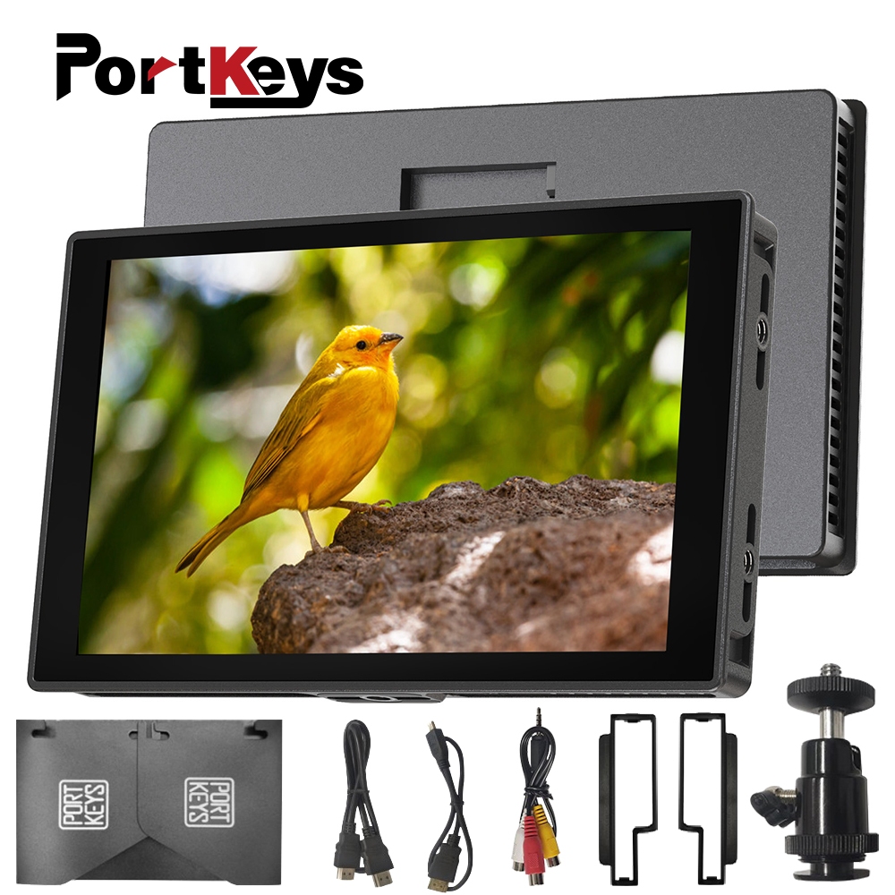 Màn hình cảm ứng Portkeys HD7T 7 inch Màn hình trường máy ảnh DSLR, độ sáng cao 1000 Nits, Màn hình 