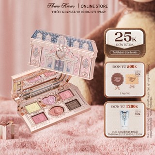  Flower Knows The Sweetie Bear Collection Bảng trang điểm 6 màu 6,5g 