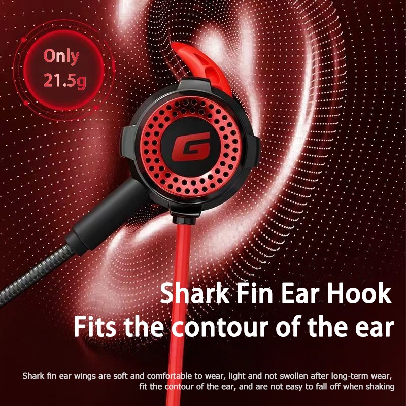 Tai nghe chơi game leyoya G20 có Mic khử tiếng ồn Tai nghe chơi game vòm Bass có micrô Tai nghe chơi