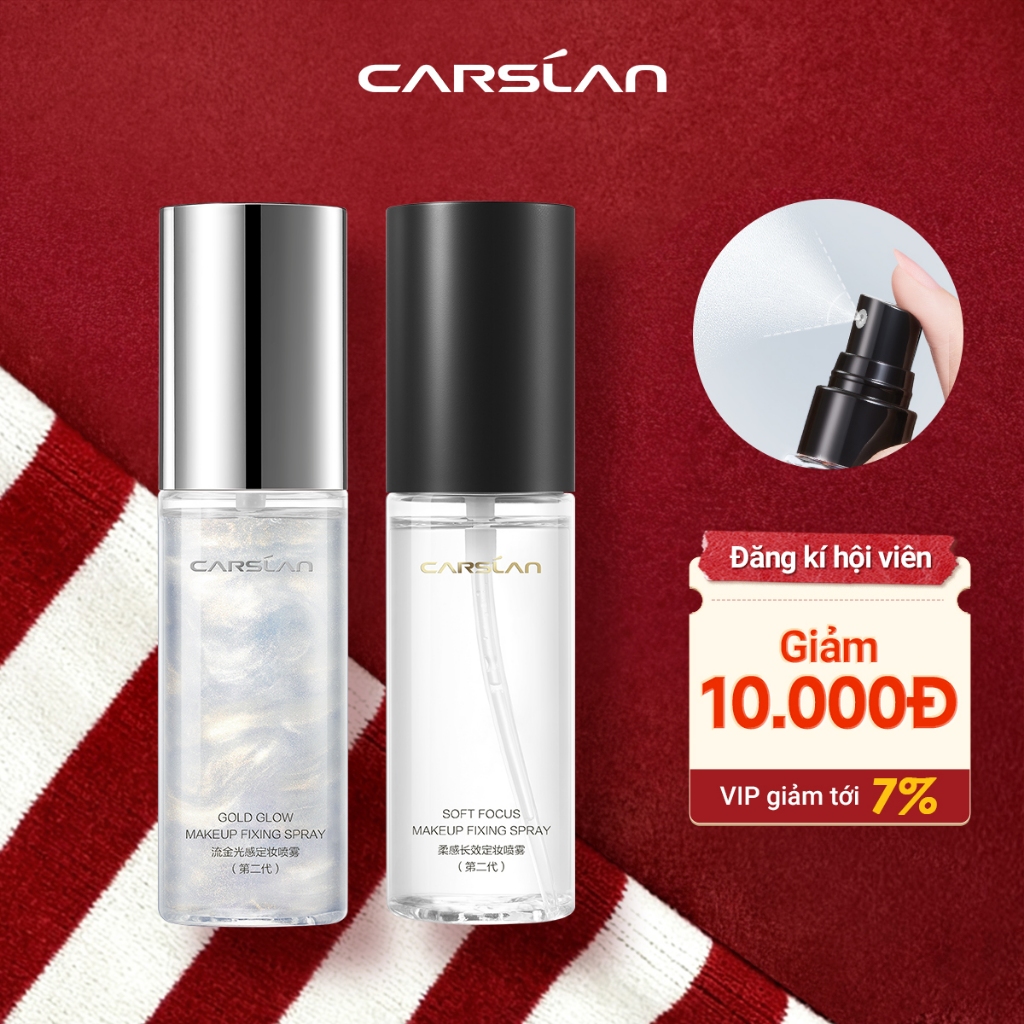Xịt khoá nền trang điểm CARSLAN lâu trôi và kiểm soát dầu trên da 50ml