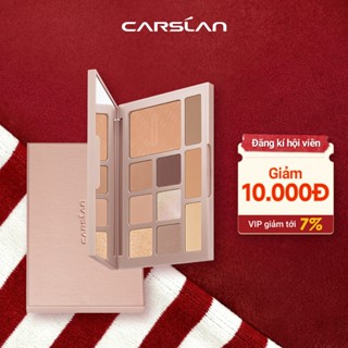  Bảng Phấn Mắt CARSLAN 10 Màu đa Chức Năng Phấn bắt sáng Tạo khối Phấn má hồng 12g 