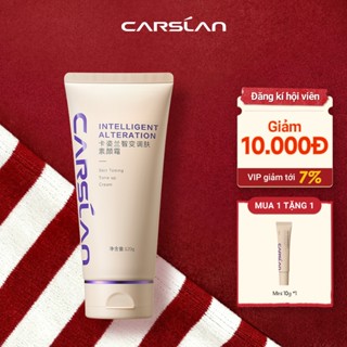  Kem nâng tông da trang điểm CARSLAN không xuống tông suốt 8 giờ trắng sáng không tì vết 120g 
