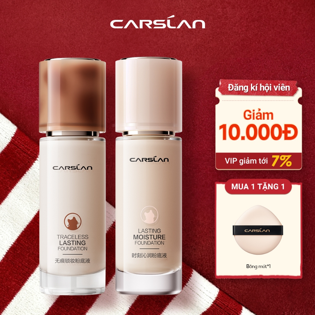 Kem Nền Carslan Dạng Lỏng Kiểm Soát Dầu Lâu Trôi Chống Thấm Nước Suốt 24h 30g | BigBuy360 - bigbuy360.vn