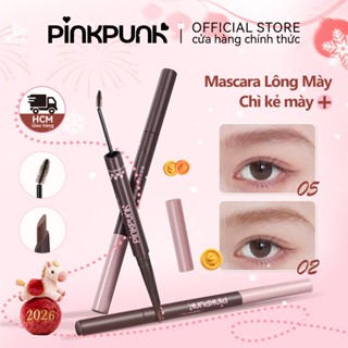  Mascara Lông Mày 2 đầu PinkPunk Chì kẻ mày 2 in 1 Không Lem Dễ Dùng Cho Người Mới  280mg + 1.5g  FreeStyle Multi-Brow Pencil & Tint 