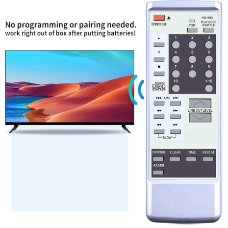 Bộ điều khiển RM-990 cho SONY CD PLAYER điều khiển từ xa thích hợp CDP-950 CDP-790 CDP227 CDP228 CDP