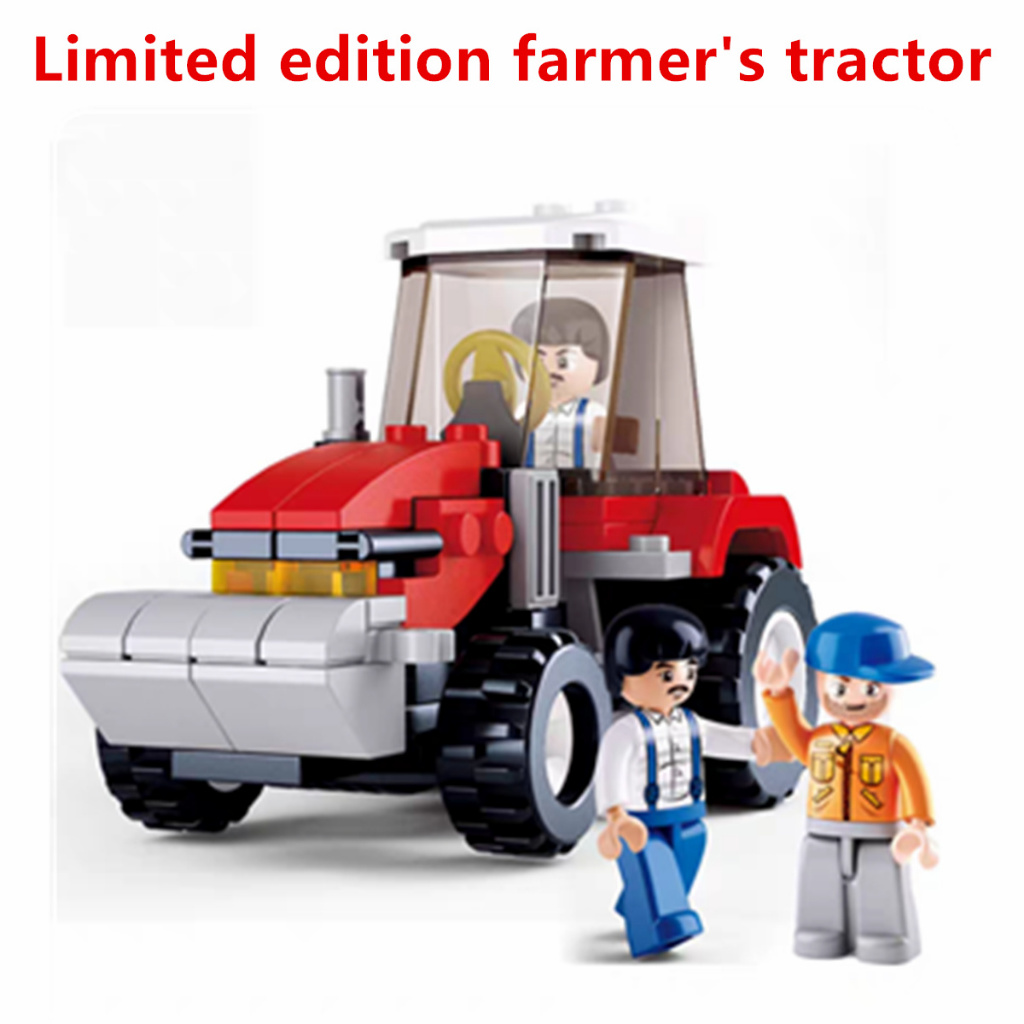 Sluban [Giảm giá hấp dẫn] Bộ 103 đồ chơi khối xây dựng Sluban, bộ xây dựng máy kéo nông dân B0556, đ