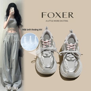  FOXER Giày Thể Thao Thời Trang Nữ Đế Dày Cao 7cm Thoáng Khí Thoải Mái Chống Sốc Kháng khuẩn Bền 