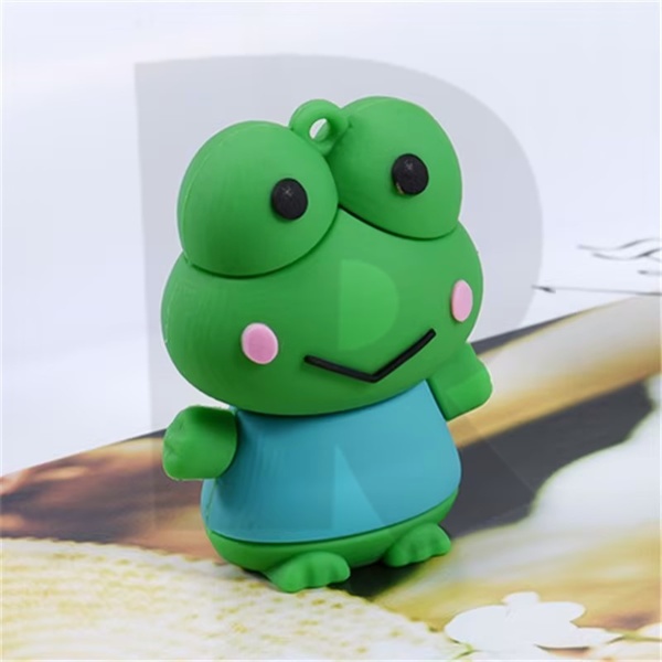 Silicone Ếch Máy Tính Đĩa U 1GB 2GB 4GB 8GB 16GB 32GB 64GB 128GB 2TB Sáng Tạo Tốc Độ Cao Flash Drive