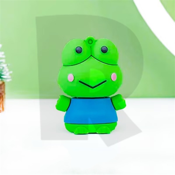 Hoạt Hình Tùy Chỉnh Ếch USB 2.0 Sáng Tạo 1GB 2GB 4GB 8GB 16GB 32GB 64GB 128GB 2TB Đĩa Dữ Liệu Máy Tí
