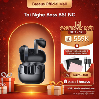   MỚI  Tai nghe không dây bán trong tai Baseus Bass BS1 NC 