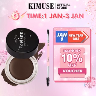  Bộ phấn trang điểm lông mày 3D BAYFREE Pomade chống thấm nước nhanh khô kèm 5 khuôn kẻ và cọ tiện lợi 