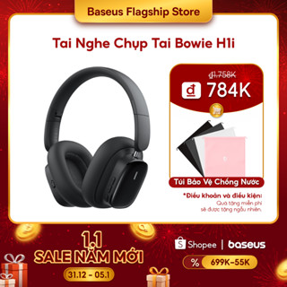  Tai nghe không dây Baseus H1i ANC Bluetooth 5.3 Tai nghe 38db Khử tiếng ồn chủ động với độ trễ siêu thấp 