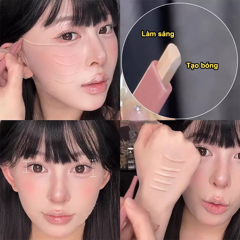 Bút tằm nằm 2 trong 1 giúp vẽ nhanh, tiết kiệm thời gian,bền và mịn màng, điều chỉnh mí mắt dưới, phóng To mắt | BigBuy360 - bigbuy360.vn