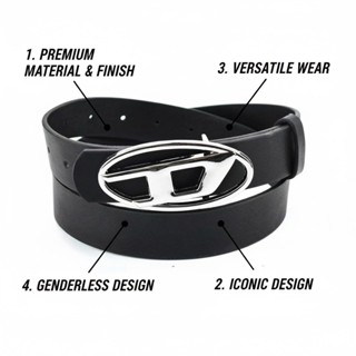 Đai khóa kim loại hình bầu dục chữ Y2K Da PU hợp thời trang Nhẹ để mặc văn phòng ngày lễ