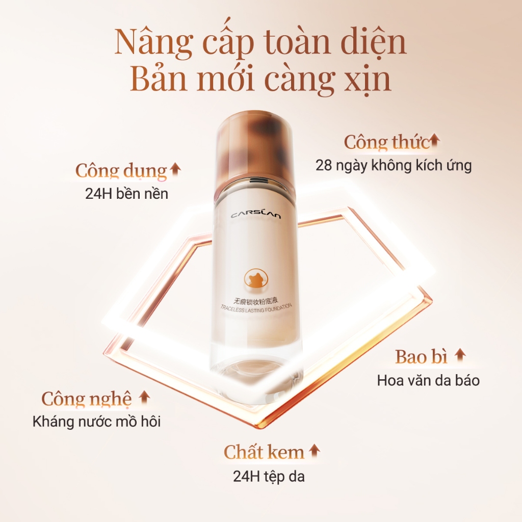 Kem Nền Carslan Dạng Lỏng Kiểm Soát Dầu Lâu Trôi Chống Thấm Nước Suốt 24h 30g | BigBuy360 - bigbuy360.vn