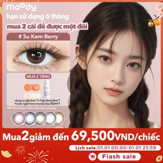  lens moody 6 tháng mẫu đa dạng - 01 chiếc  Kính áp tròng 6 tháng moody Sóng xanh  Biển Xanh  mẫu mã đa dạng lên màu chuẩn có độ cận 0-7 độ giãn tròng 14.0 – 14.5mm 