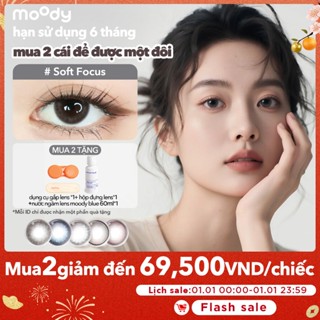   lens moody tone Tây - 01 chiếc  Kính áp tròng 6 tháng moody Macaron Anh Đào các mẫu tone Tây - cool girl lên màu chuẩn có độ cận 0-7 độ giãn tròng 14.0 – 14.5mm 