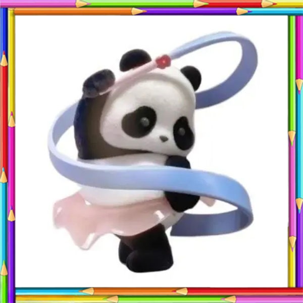 Panda Roll Ballet Series 52TOYS mô hình búp bê