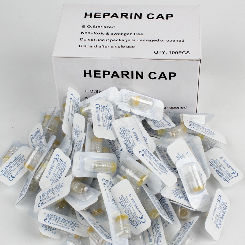 100 Chiếc Heparin Cap IV Cannula Ống Thông Heparin Mũ Cho Động Vật Chó Mèo Thú Y Vật Dụng